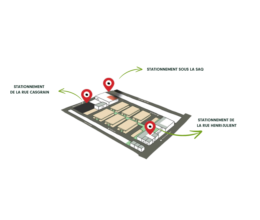 stationnements Marché Jean-Talon